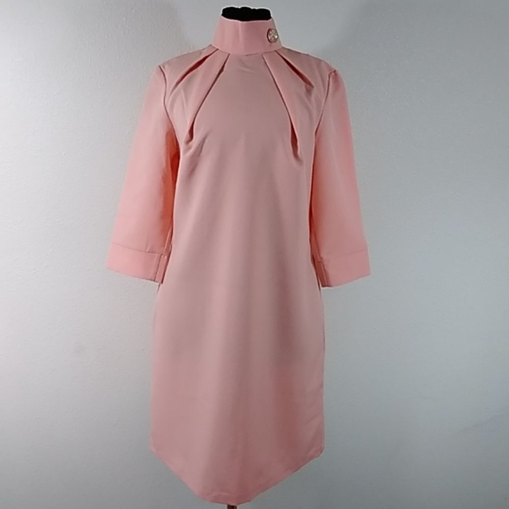 New Dioni Women Dress Size L Color Peach